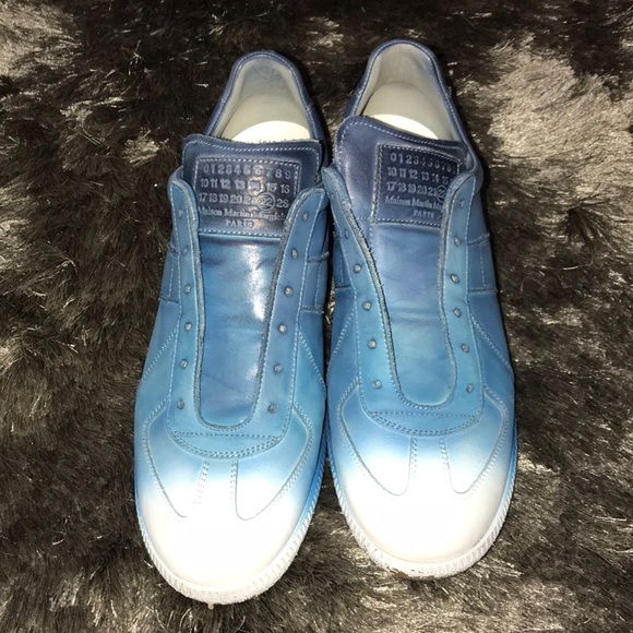 Margiela low top blue ombré sneakers - Picture 2 of 2